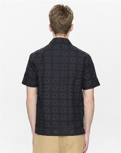 Anerkjendt - AKLeander Kortærmet Skjorte - Caviar